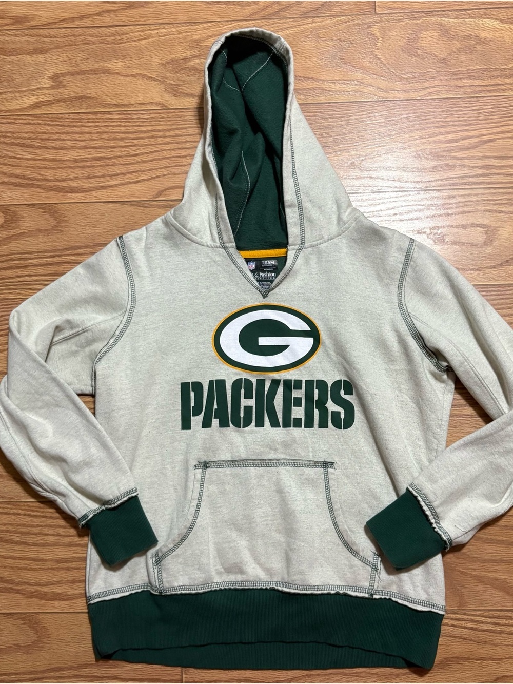 NFL Green Bay Packers Hoodie 1st & Fashion Pullover Women’s Large